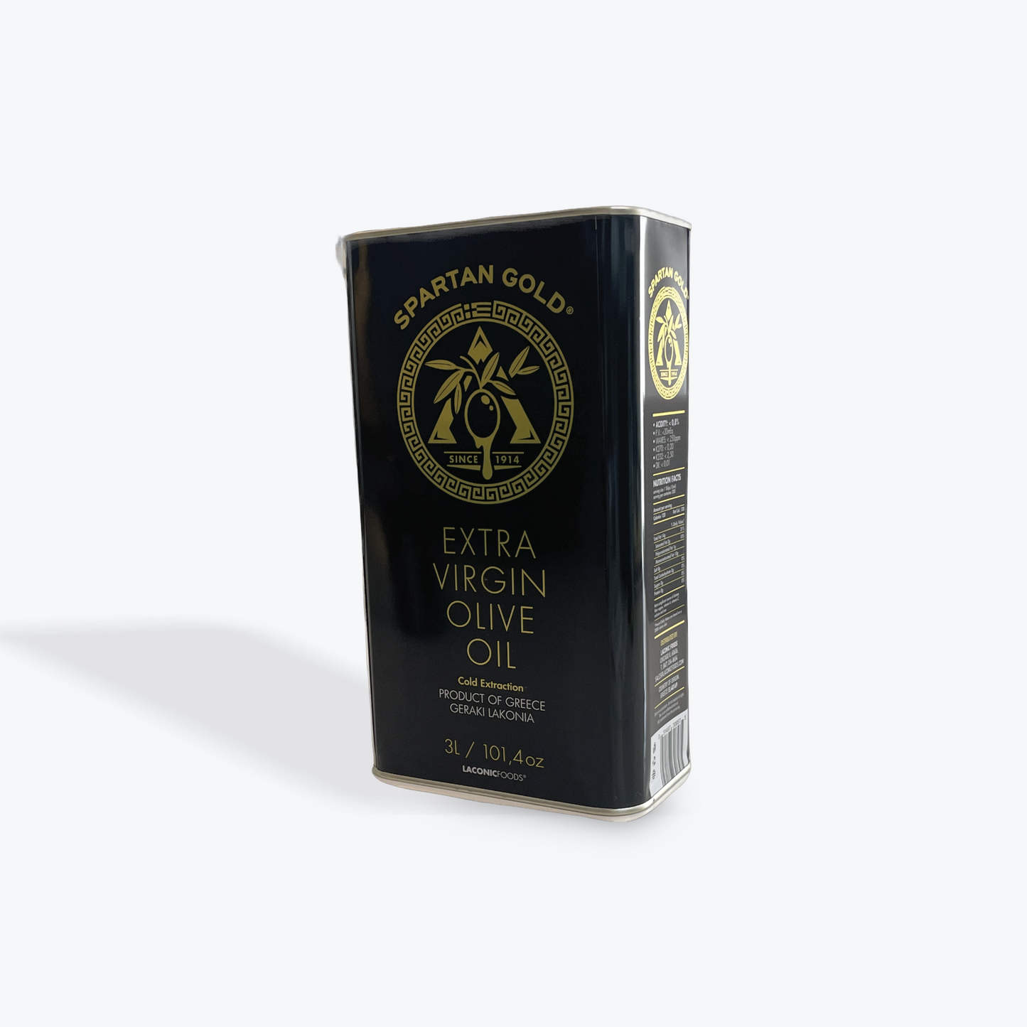 Fresh 2024 Harvest | Spartan Gold ULTRA Premium Extra Virgin Olive Oil | Single Estate | 3 Liters