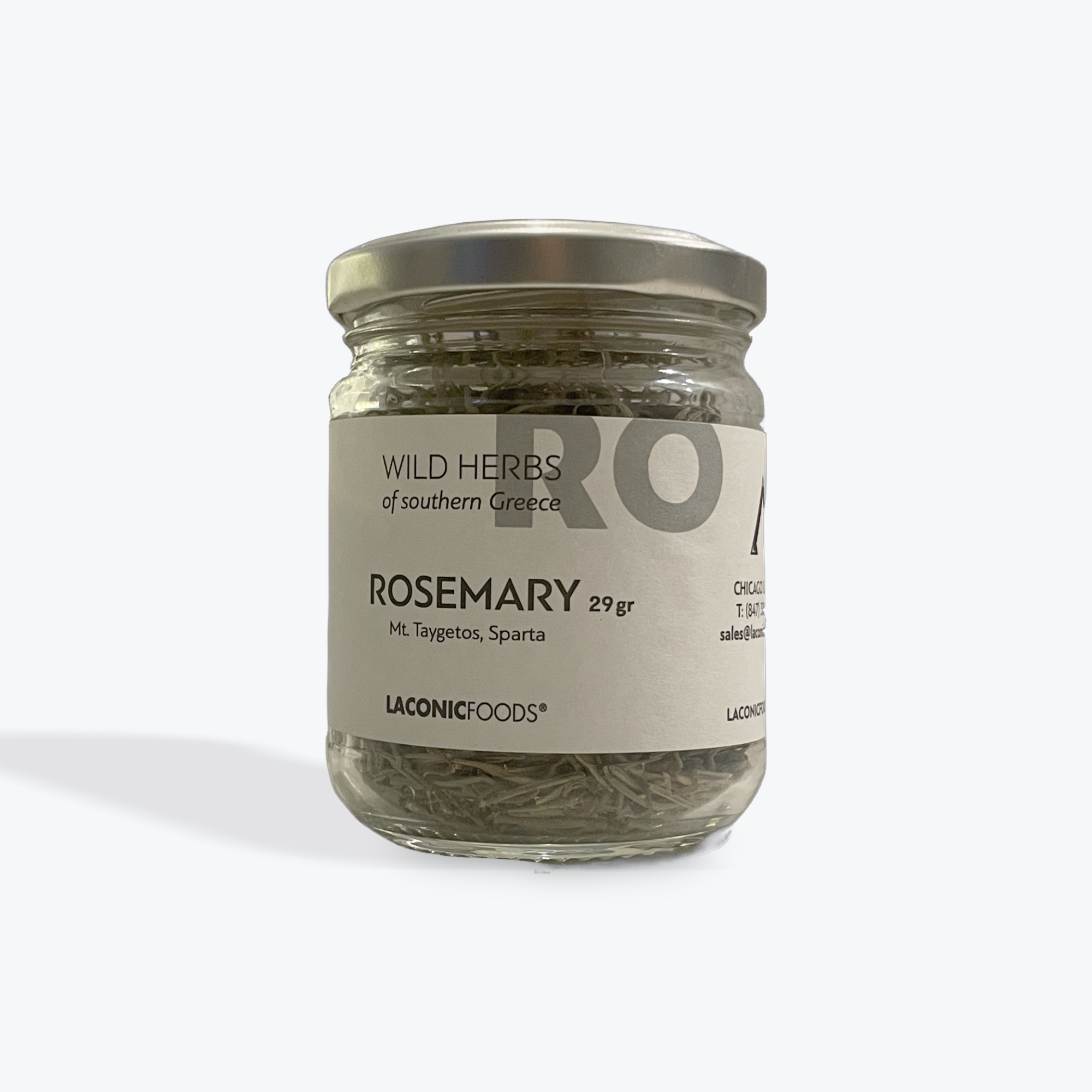 Wild Greek rosemary herbs and spices for Greek cuisine and Mediterranean diet