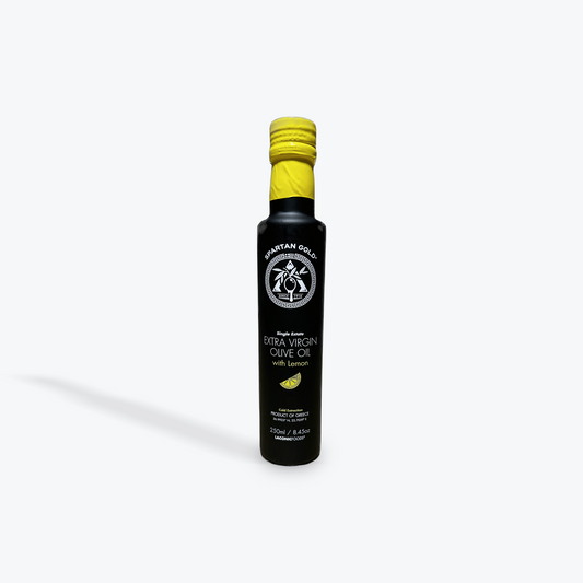 Spartan Gold with LEMON Premium Extra Virgin Olive Oil (EVOO) | Single Estate | 250ml