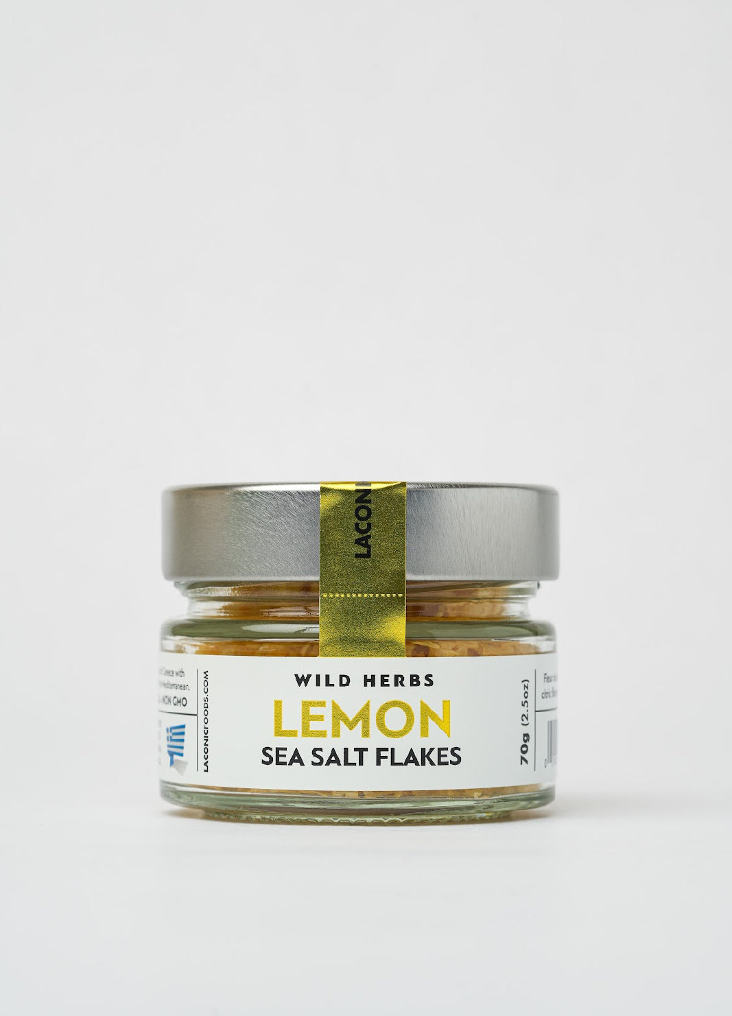 Lemon Sea Salt Flakes | Greece | 70g