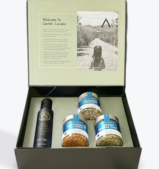 Greek Islands Spice & Extra Virgin Olive Oil | Premium Gift Set