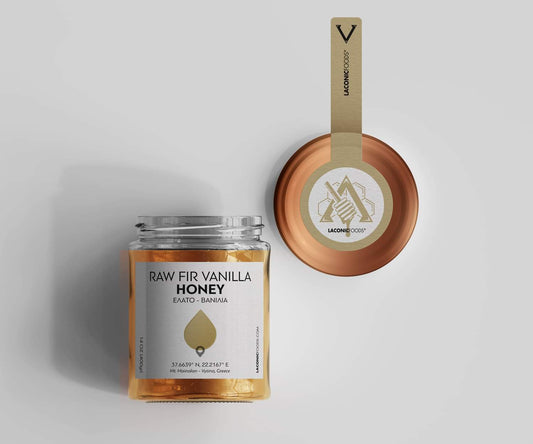 Greek RARE Vanilla Fir Honey | Raw and Unfiltered