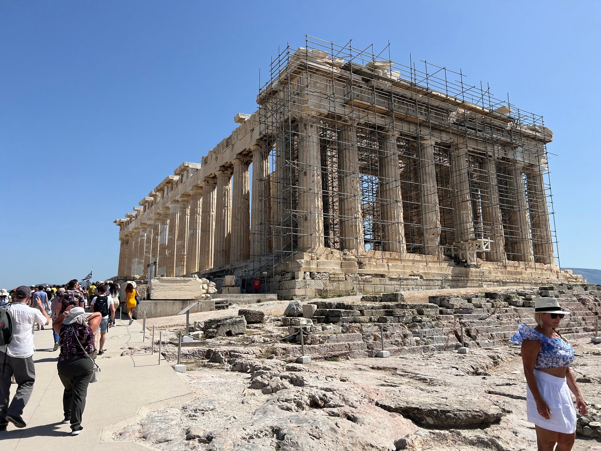 The Parthenon at the Acropolis in Athens!