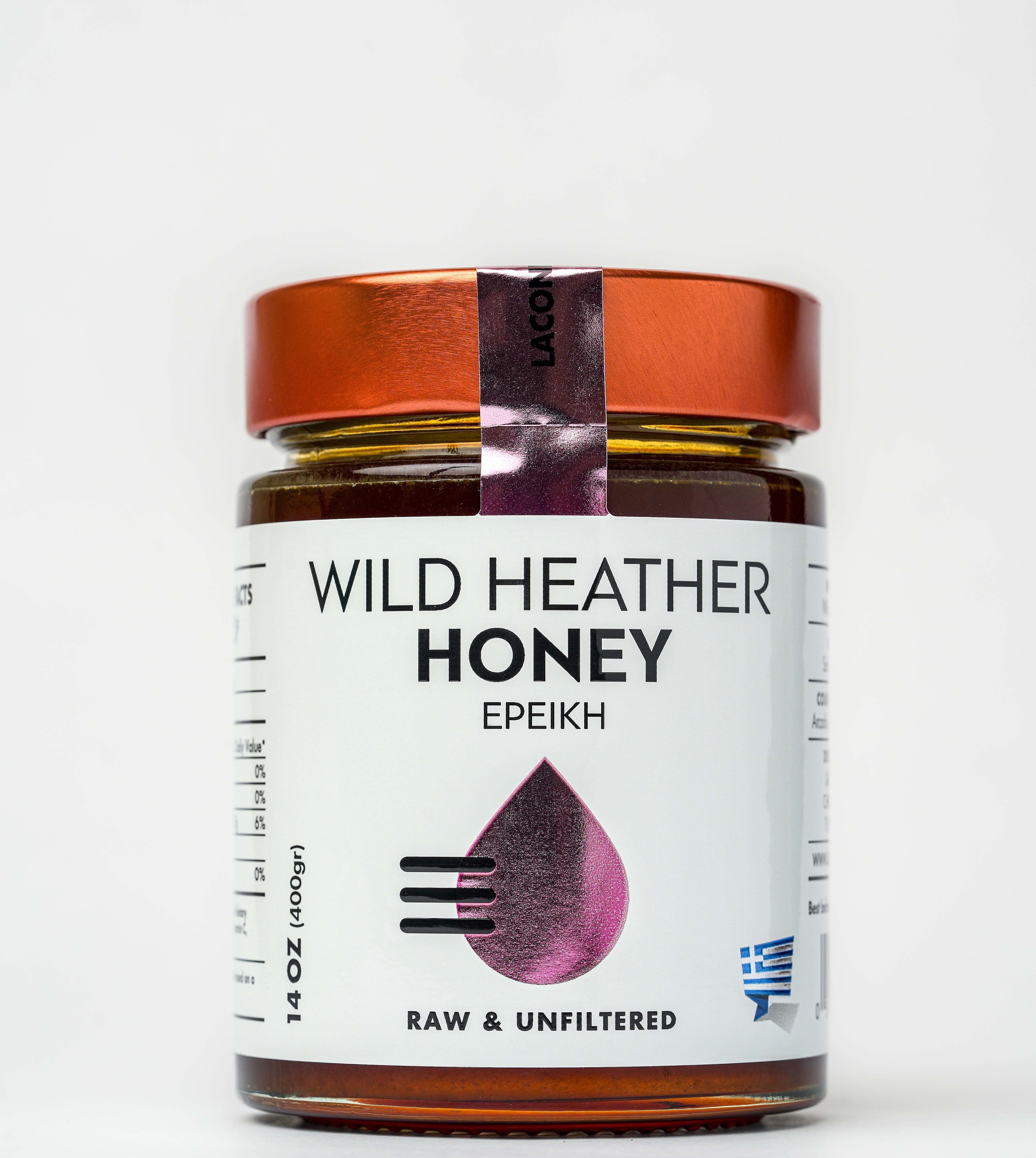 High nutritional value honey with antioxidants rich in iron and protein.