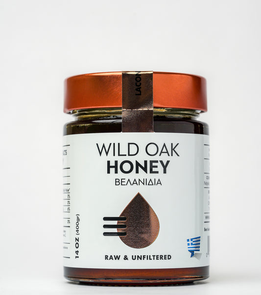 Powerful oak honey is full of antioxidants from the honeysuckle of the oak tree. High in phenols and iron.