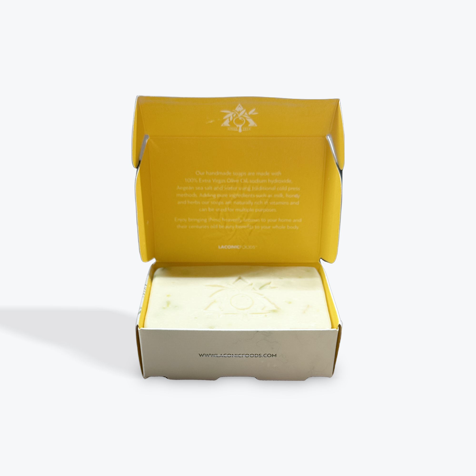 Handmade Extra Virgin Olive Oil Lemon Soap - All Natural - 100g