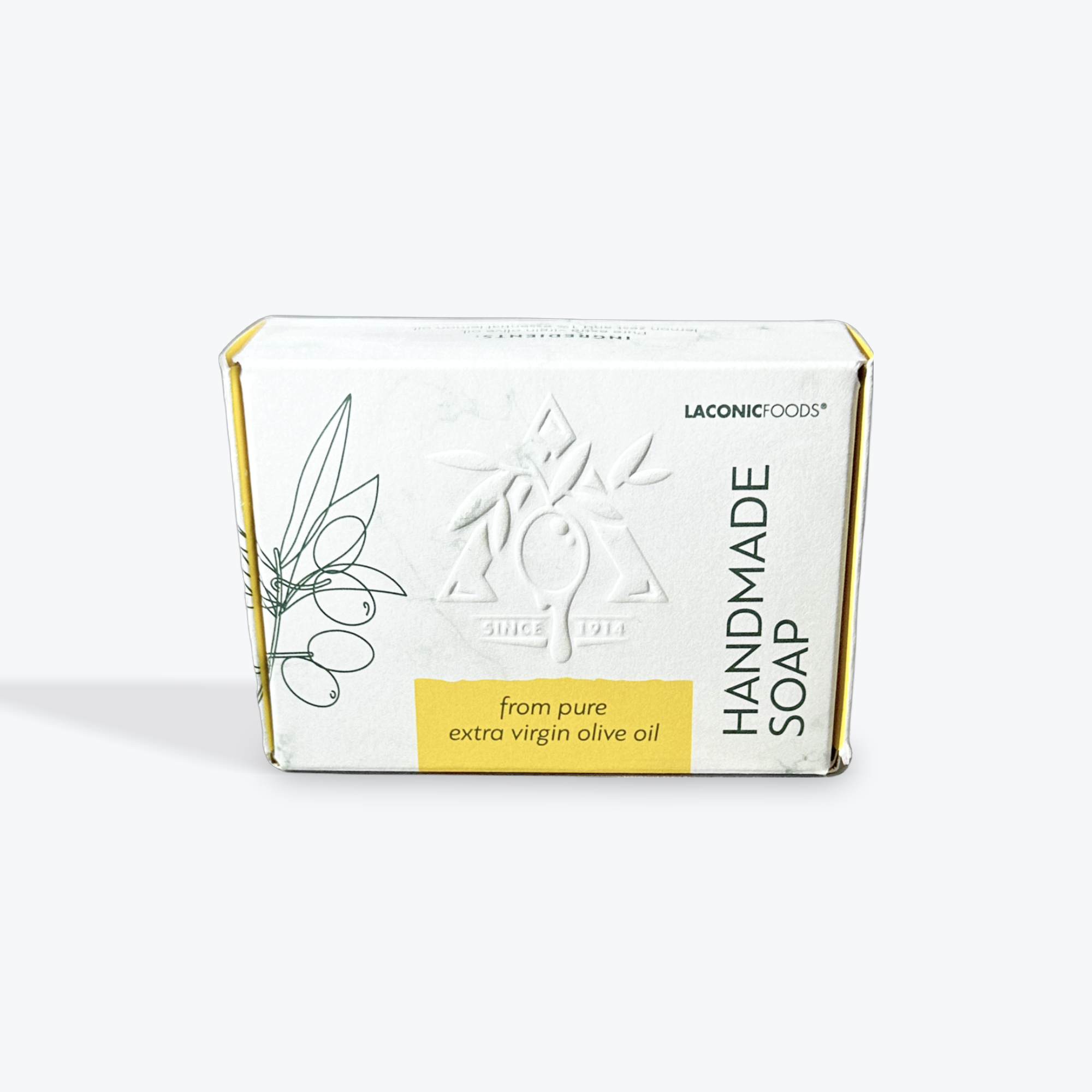 Handmade Extra Virgin Olive Oil Lemon Soap - All Natural - 100g