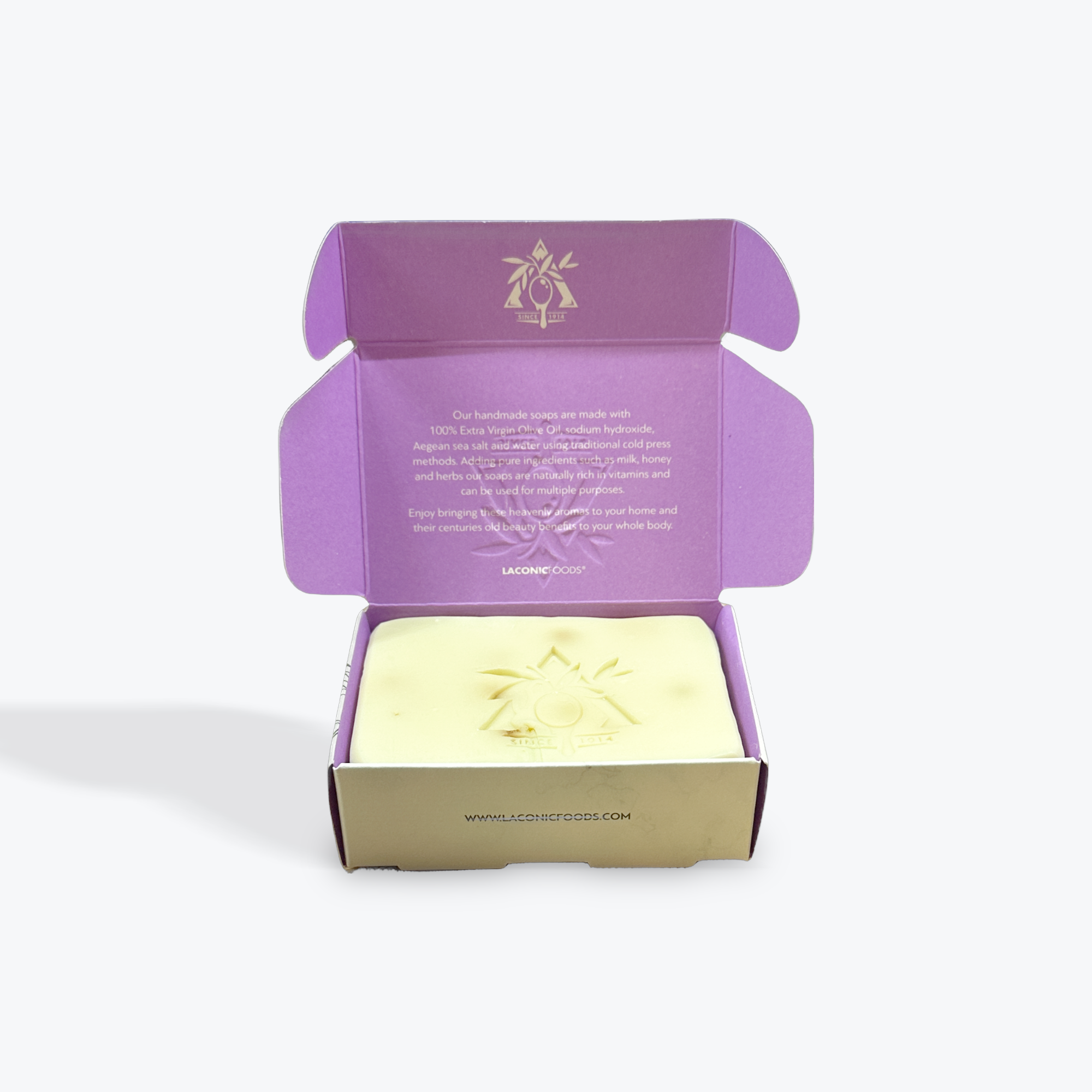 Handmade Extra Virgin Olive Oil Soap | Lavender | All Natural | 100g