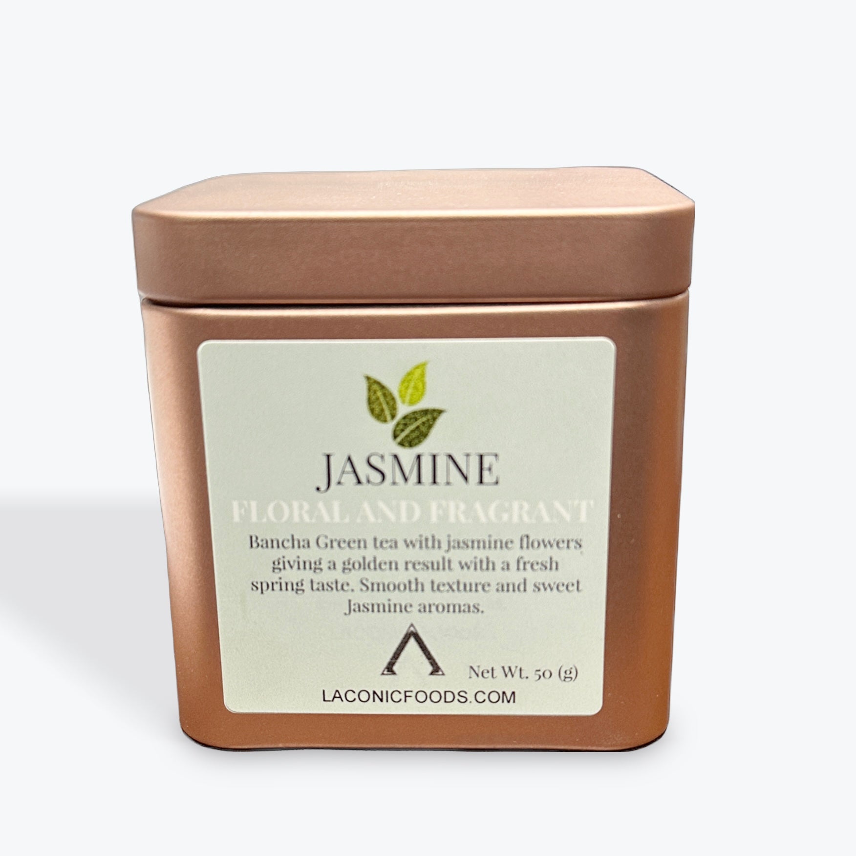 Laconic Foods Jasmine Green Tea tin – 50g floral and fragrant blend