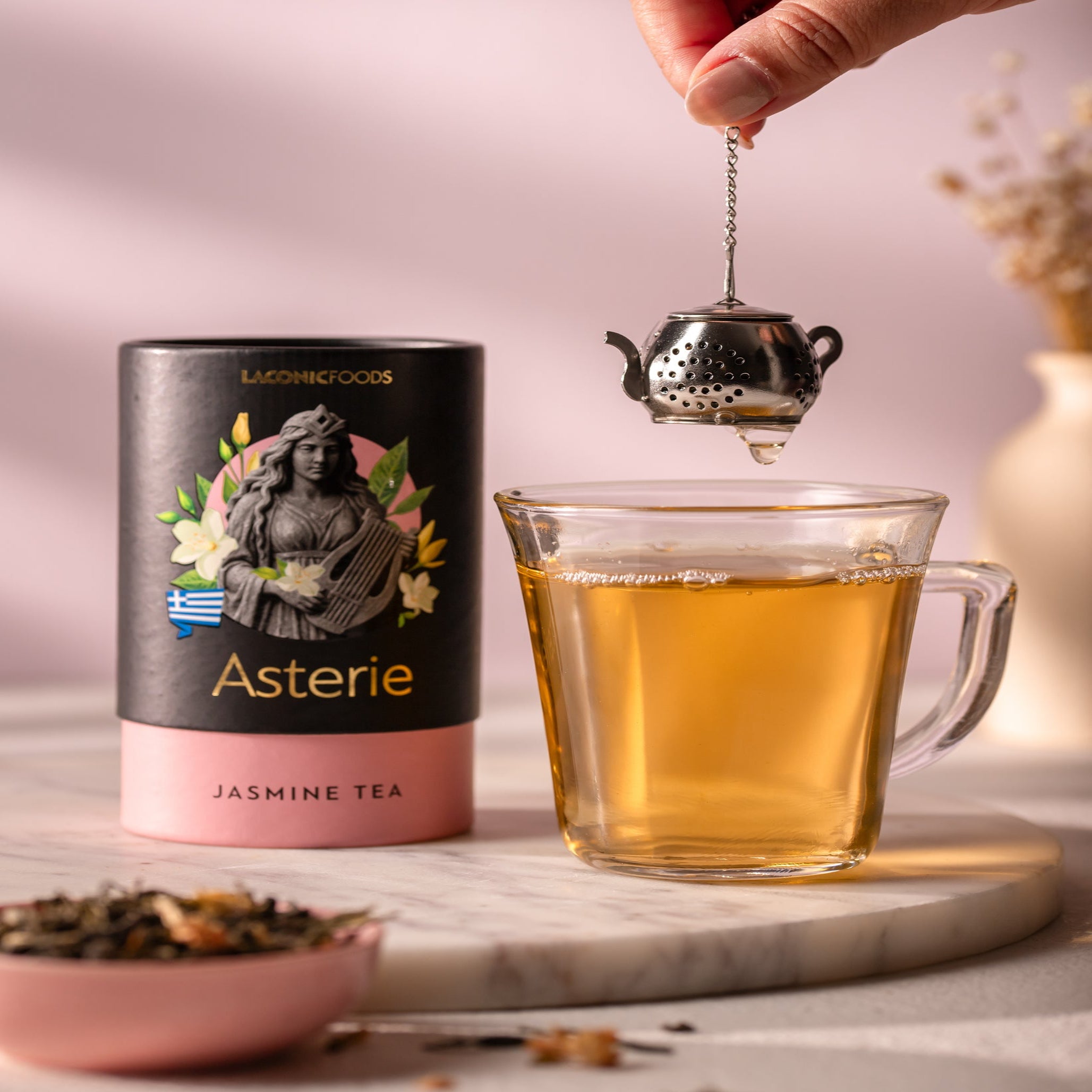 Asterie Jasmine Greek Green Tea | Loose Leaf (75g)
