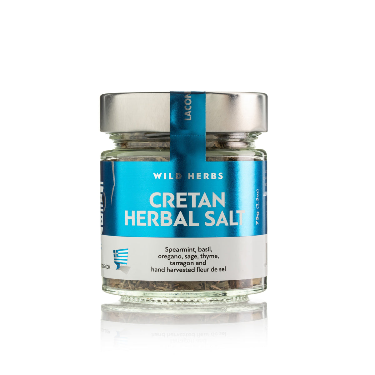 Cretan Herb Sea Salt | Fleur de Sel with Wild Greek Herbs (75g)