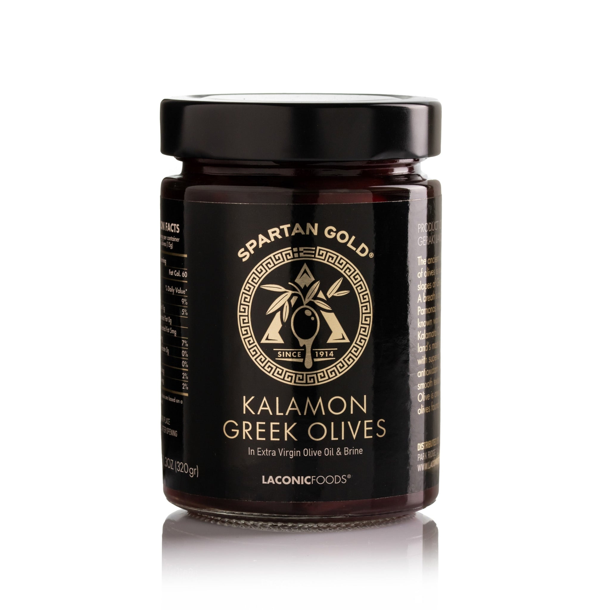 Laconic Foods Kalamata Greek Olives | Extra Virgin Olive Oil Brine