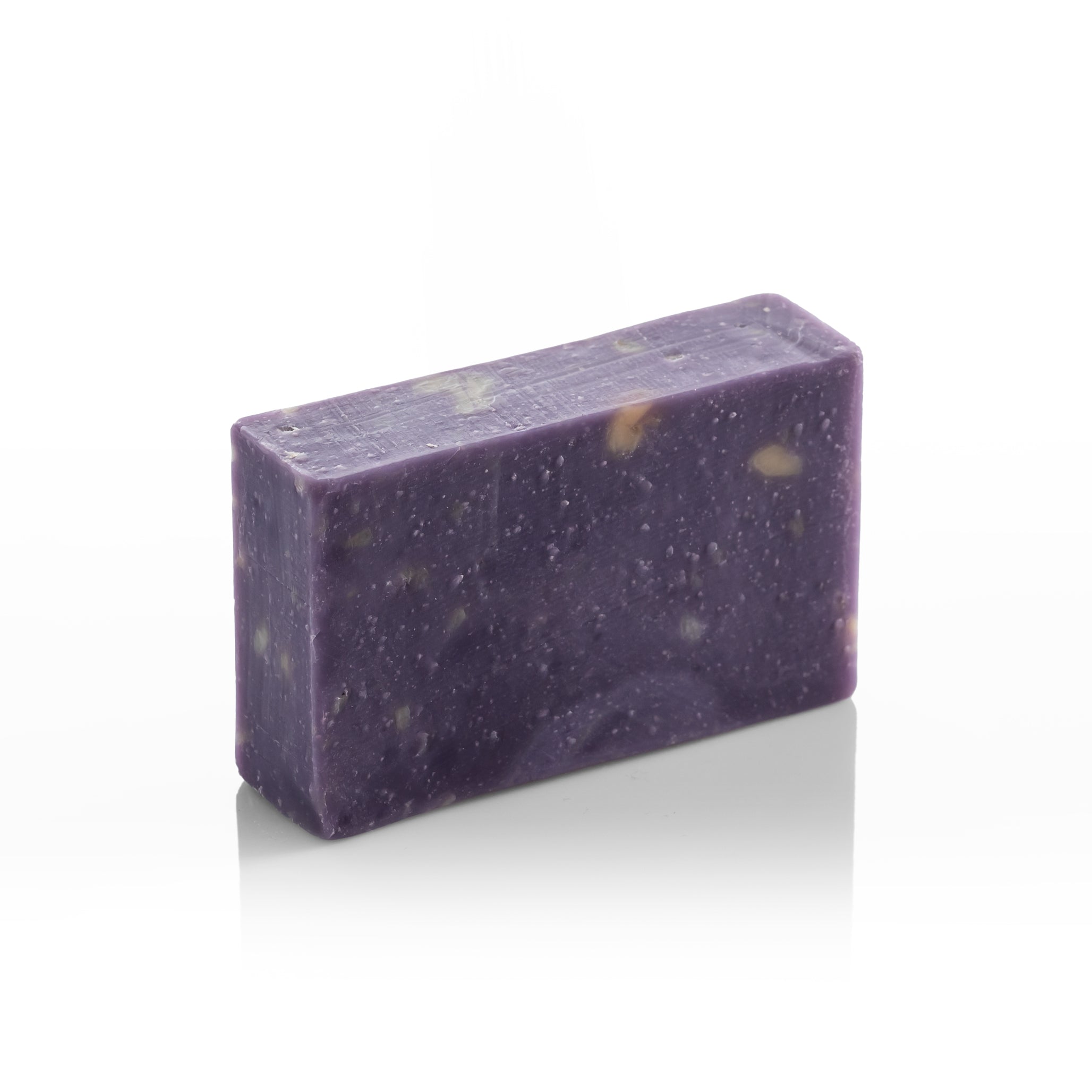 Purple handmade Greek lavender and cedar olive oil soap bar