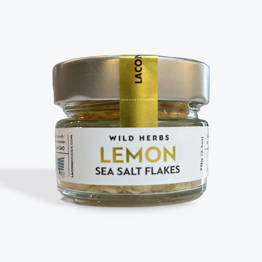 Lemon Sea Salt Flakes | Greece | 70g