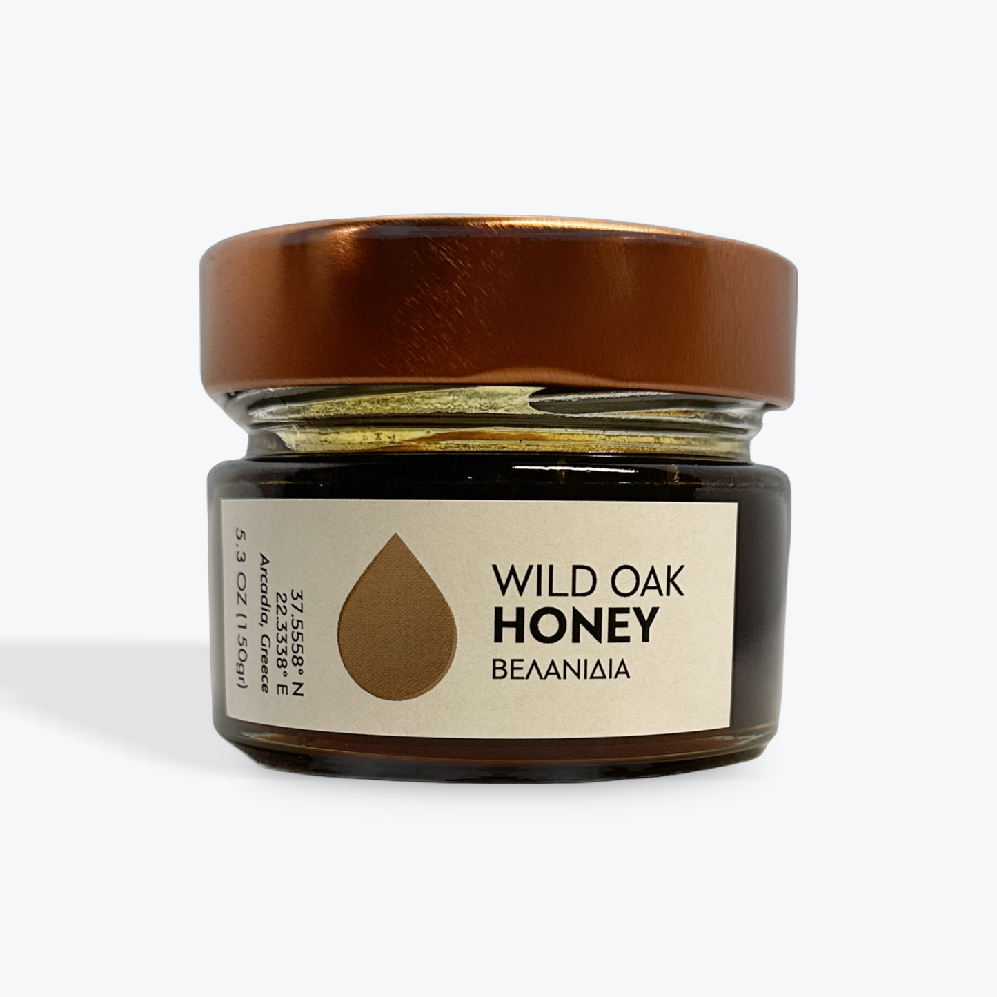 Greek Wild Oak Honey | Raw & Unfiltered