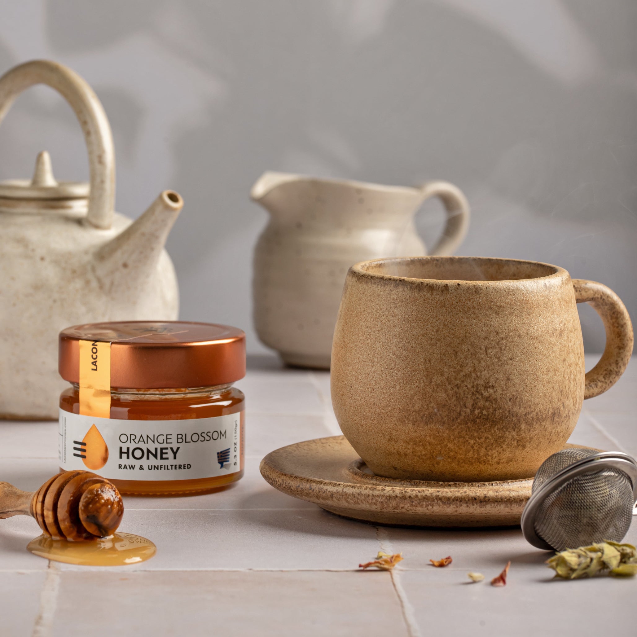 Orange Blossom Honey 315g | Raw & Unfiltered Greek Citrus Honey