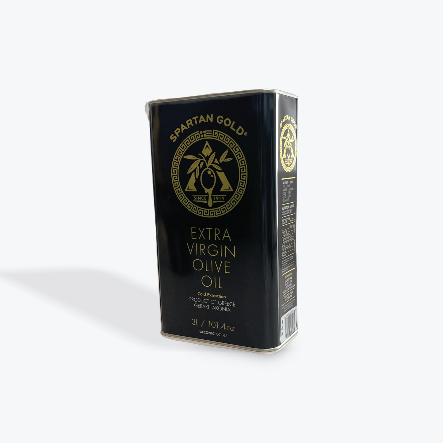 Fresh 2023 Harvest | Spartan Gold ULTRA Premium Extra Virgin Olive Oil | Single Estate | 3 Liters