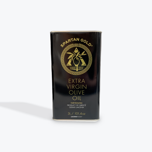 Global Award Winner 2024 | Spartan Gold ULTRA Premium Extra Virgin Olive Oil | Single Estate | 3 Liters