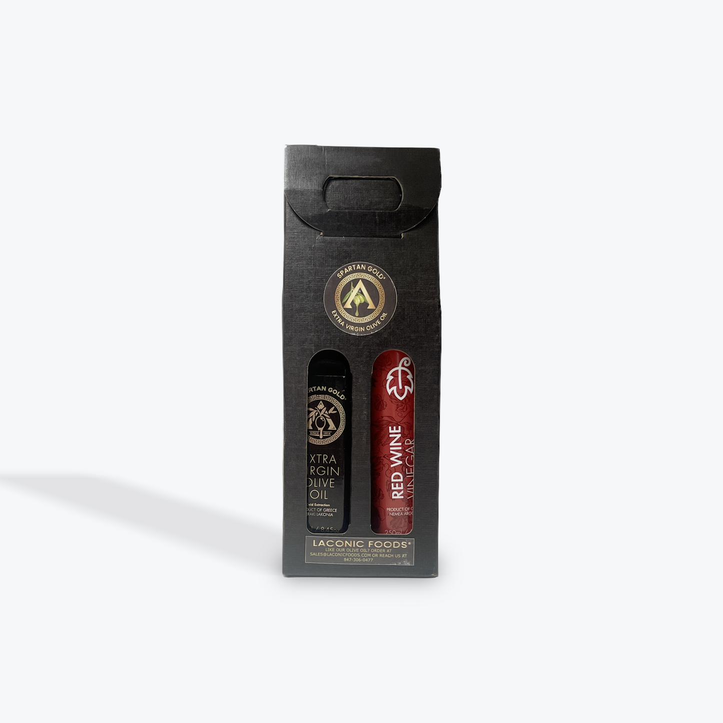 Spartan Gold Extra Virgin Olive Oil & Red Wine Gift Pack
